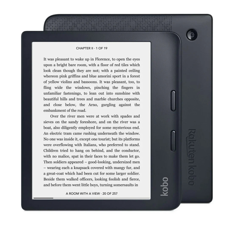 KOBO Libra2 N418 elektron oʻquvchi: Kobo audiokitoblarini tinglang, 7 dyuymli ekran, 300PPI, IPX8 suv oʻtkazmaydigan, Carta HD EInk ekrani, ComfortLight PRO.