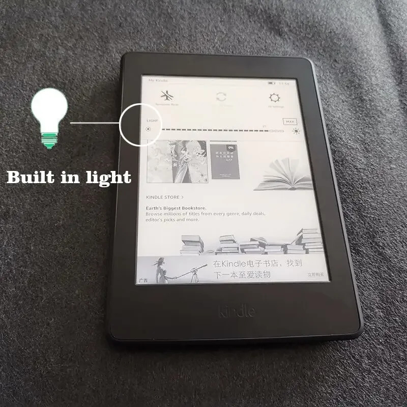 kindle Paperwhite 6in 4GB Light E Reader e-ink Book Weeble Ebook Ereader для kindle электронных книг и Reader Clara Support TXT,PDF