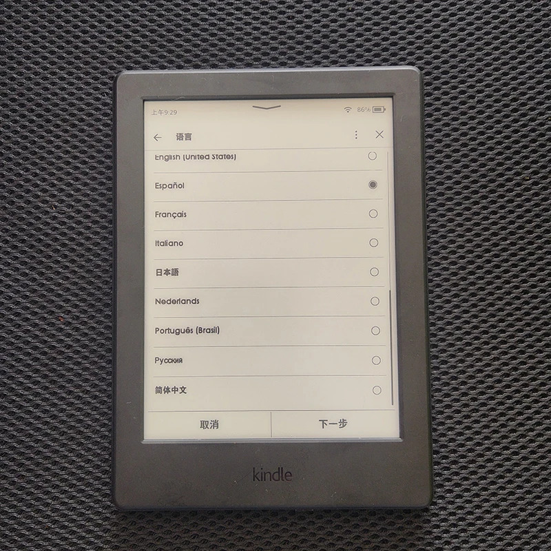 Оригинальная электронная книга Kindle 8th Kindle 6th 7th, используемая электронная книга Kindle 6 7 8 считывателем сенсорного экрана без подсветки E-ink 6-дюймовый чернильный экран