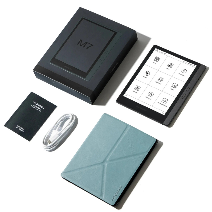 Электронная книга Meebook M7, 6,8 дюйма, HD E-ink экран 300PPI, Android 11, открытая система, 32 ГБ ОЗУ, физические кнопки