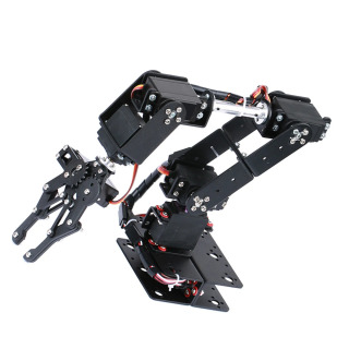Arm 6DOF robot toʻplami, qoʻl bilan dasturlashtiriladigan robot, oʻquv qoʻllanmasi bilan ochiq kodli dasturlashtiriladigan robot