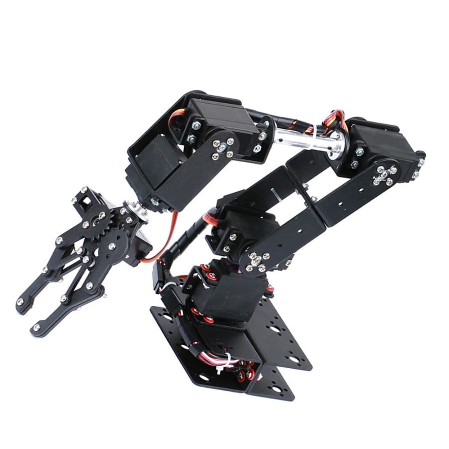 Arm 6DOF robot toʻplami, qoʻl bilan dasturlashtiriladigan robot, oʻquv qoʻllanmasi bilan ochiq kodli dasturlashtiriladigan robot