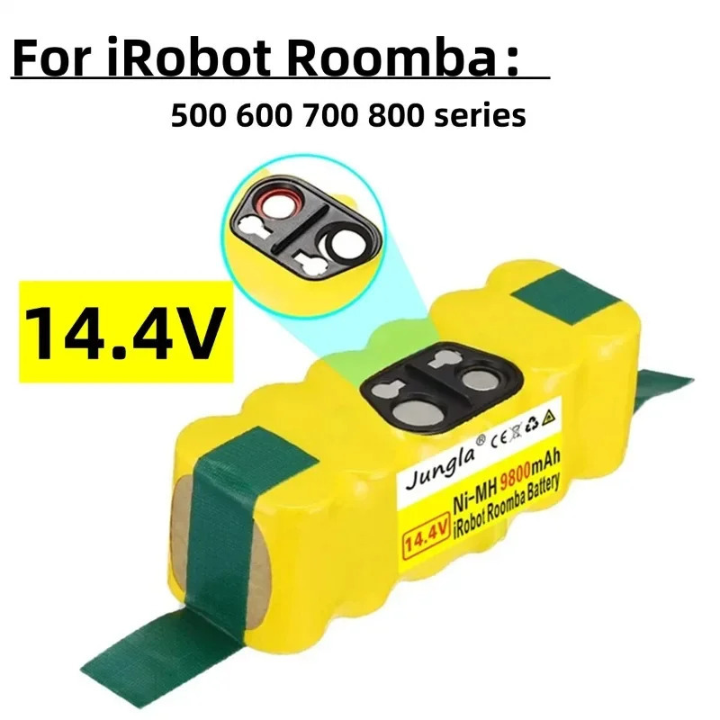 Аккумулятор для IRobot Roomba, 14,4 В, 5000 мАч, 500, 600, 700, 800, 900 серий, 620, 650, 770, 780, 580