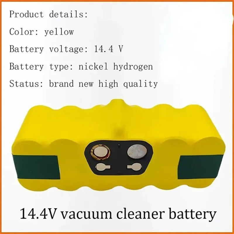 Аккумулятор для IRobot Roomba, 14,4 В, 5000 мАч, 500, 600, 700, 800, 900 серий, 620, 650, 770, 780, 580