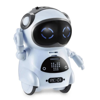Robot gaplasha oladi, interaktiv dialog, ovozni aniqlash, yozib olish, qoʻshiq aytish va raqsga tushish, hikoya qilish, mini aqlli robot oʻyinchoq