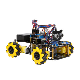 ACEBOTT Coche робот inteligente con ruedas Mecanum 4WD прибор с Wi-Fi аромат STEM комплект в coche para ESP32 Arduino