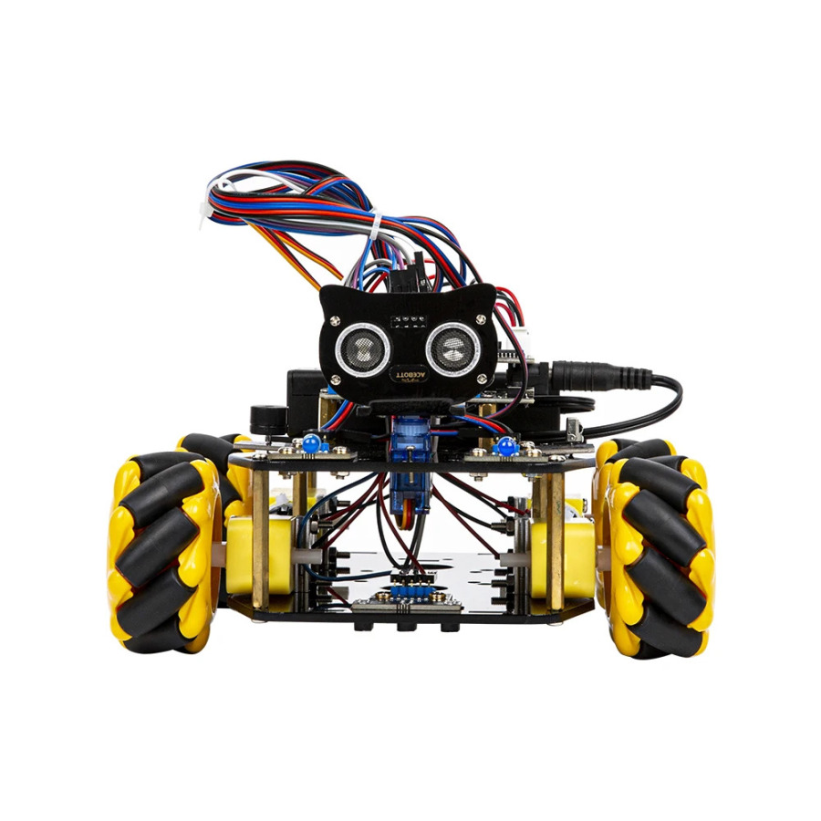 ACEBOTT Coche робот inteligente con ruedas Mecanum 4WD прибор с Wi-Fi аромат STEM комплект в coche para ESP32 Arduino