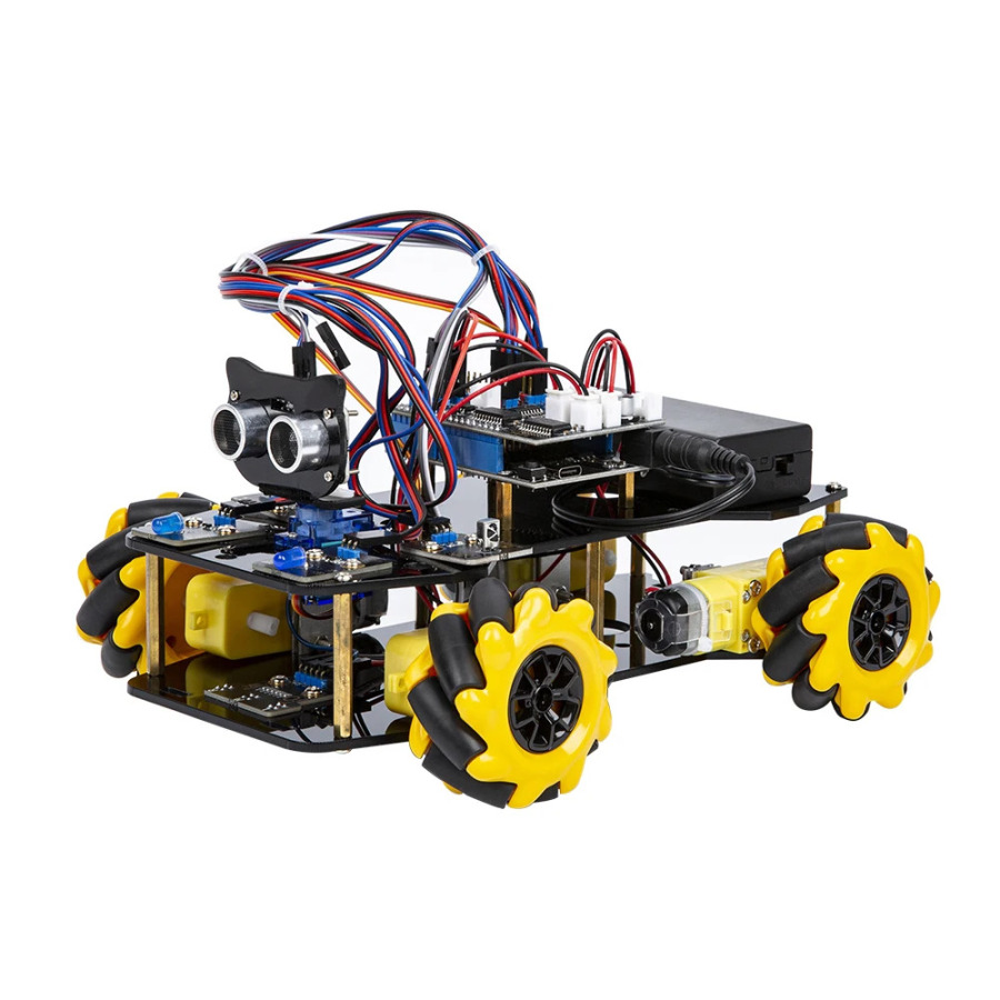 ACEBOTT Coche робот inteligente con ruedas Mecanum 4WD прибор с Wi-Fi аромат STEM комплект в coche para ESP32 Arduino