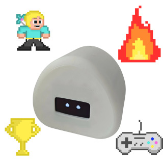 PAOBOT Intelligent Companion Robot Emo Robot Uy hayvonlari Interaktiv aqlli robot oʻyinchoq Mini ish stoli roboti elektron Tamagotchi