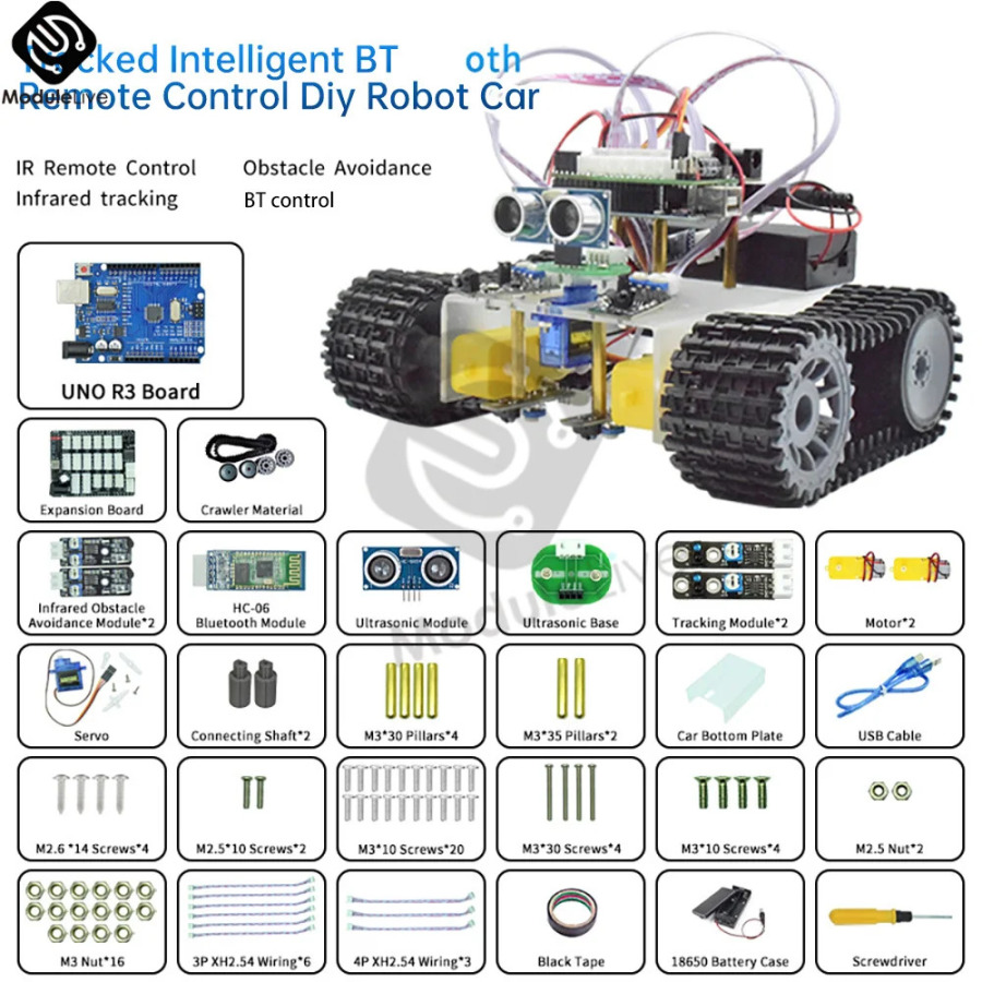 Умный комплект робота для программирования Arduino, стартовое обучение, автоматизация, робот-конструктор, образовательная робототехника, полные комплекты с кодами