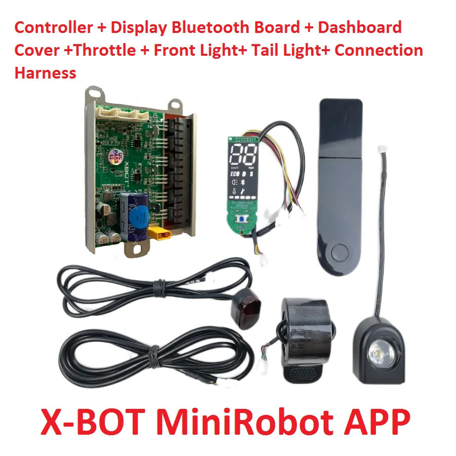 Xiaomi M365 Pro uchun elektr scooter Minirobot boshqaruvchisi 36V 350W XBOT boshqaruv moduli nazorat qiluvchi qismi Minirobot APP