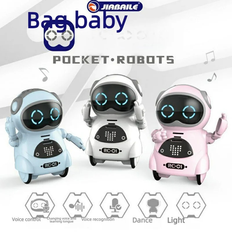 Gapira oladigan bolalar roboti, interaktiv dialog funksiyasi, ovozni aniqlash, yozish, qoʻshiq aytish, raqsga tushish va hikoya qilish uchun moʻljallangan mini aqlli robot oʻyinchoq