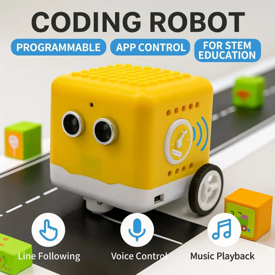 Программируемый комплект робота Kidsbits, робот с кодированием + 28 проектов, учебники для Arduino, графическое программирование, детский DIY STEM, образовательный