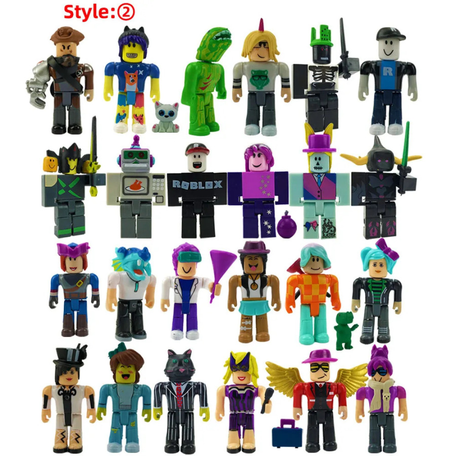Roblox kollektsiyali PVX figuralari qoʻlda ishlangan model aksessuarlari qoʻgʻirchoq oʻyinchoqlari Bolalar uchun bezatish kulgili oʻyinchoqlar sovgʻa