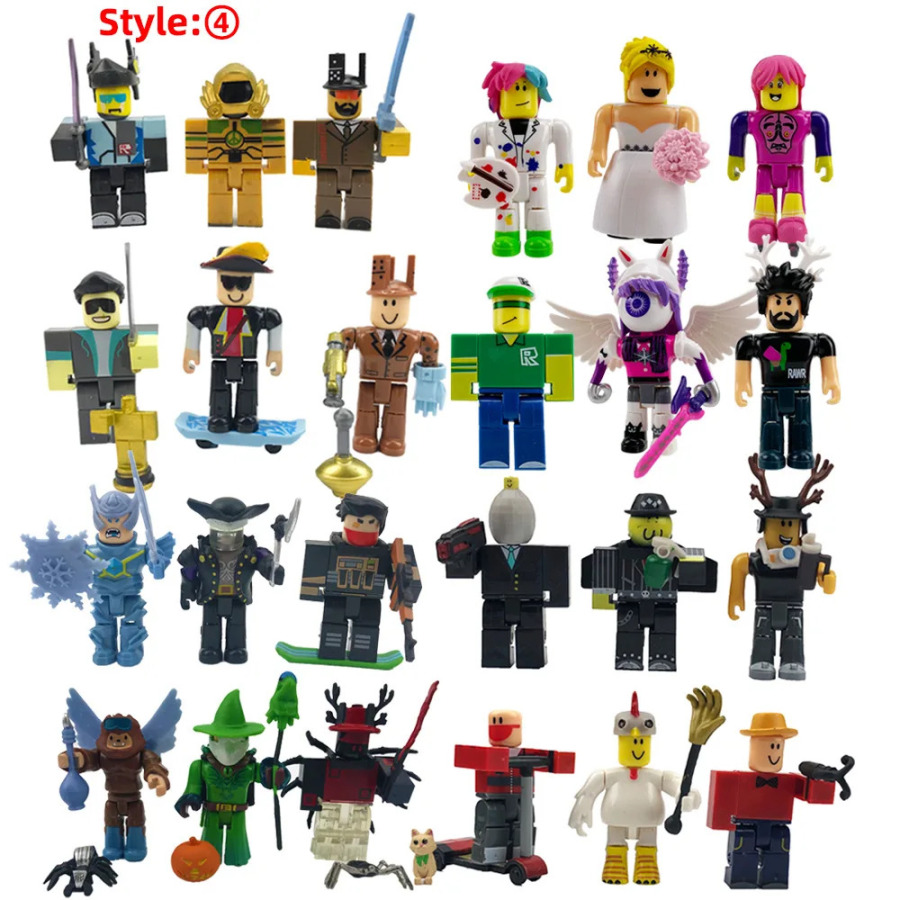 Roblox kollektsiyali PVX figuralari qoʻlda ishlangan model aksessuarlari qoʻgʻirchoq oʻyinchoqlari Bolalar uchun bezatish kulgili oʻyinchoqlar sovgʻa