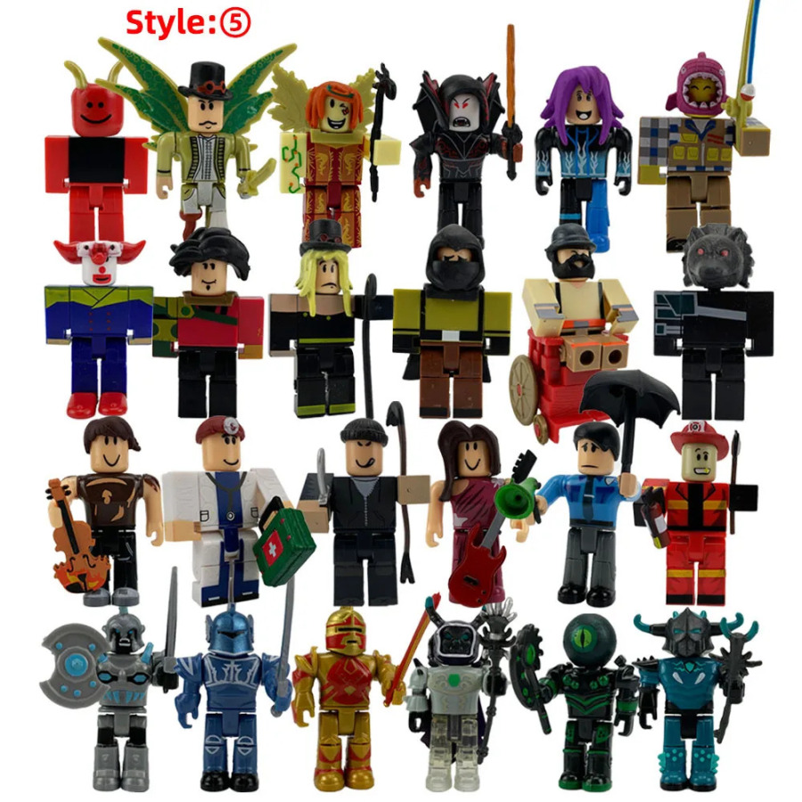 Roblox kollektsiyali PVX figuralari qoʻlda ishlangan model aksessuarlari qoʻgʻirchoq oʻyinchoqlari Bolalar uchun bezatish kulgili oʻyinchoqlar sovgʻa