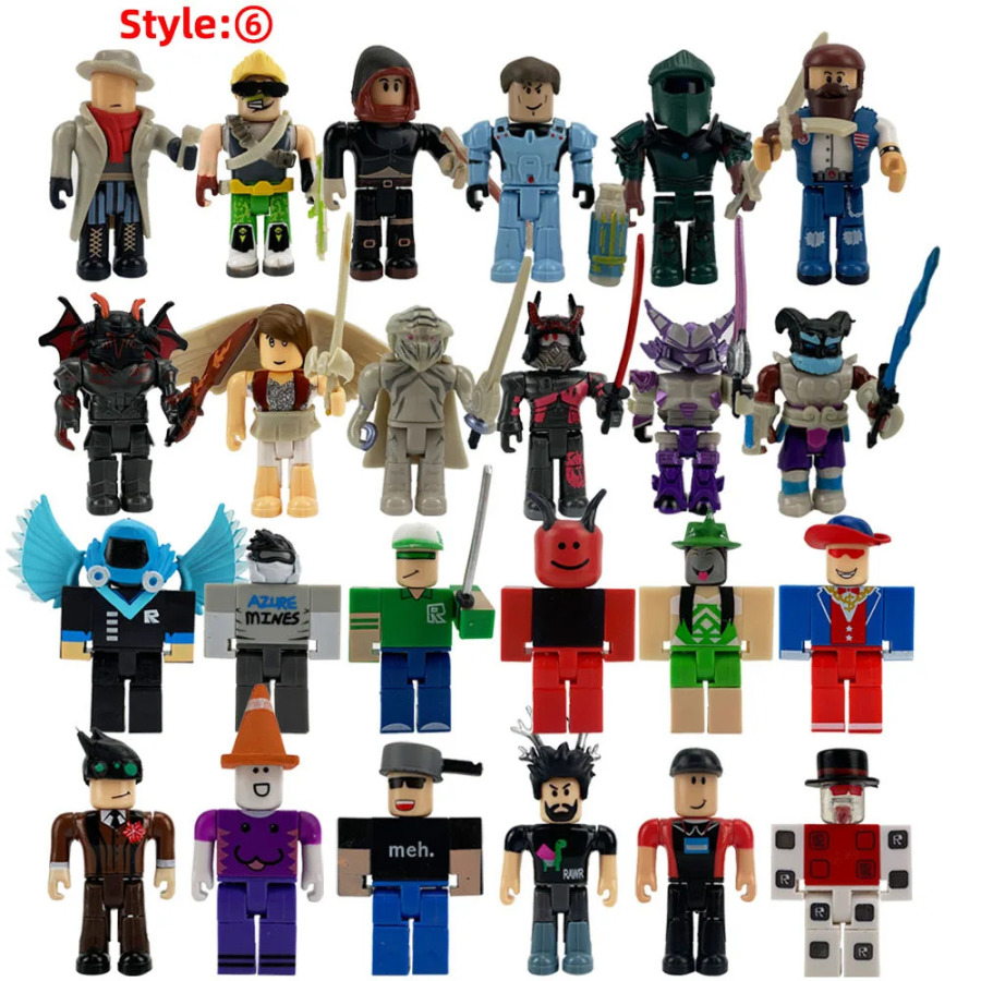Roblox kollektsiyali PVX figuralari qoʻlda ishlangan model aksessuarlari qoʻgʻirchoq oʻyinchoqlari Bolalar uchun bezatish kulgili oʻyinchoqlar sovgʻa