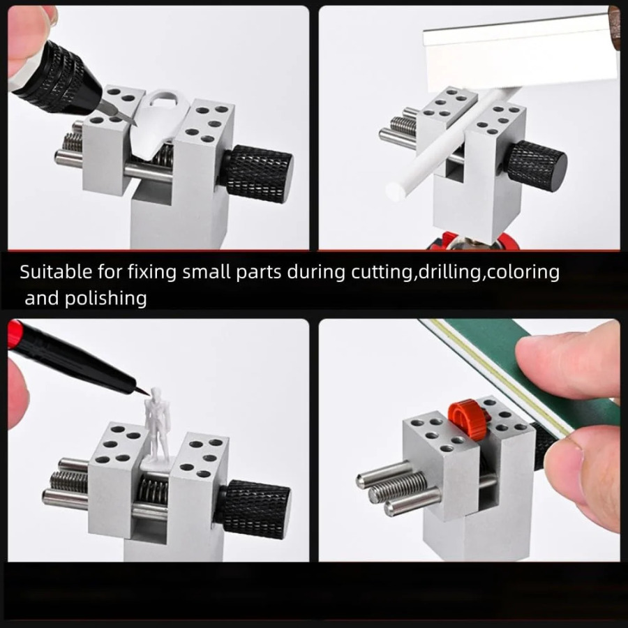 Mini Portativ dastgoh tirgaklari ixcham sozlanishi qisqich Xobbi modellashtirish DIY nozik asboblar aksessuarlari