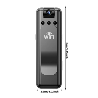 Беспроводная мини-камера наблюдения Wi-Fi, универсальная камера для записи видео и аудио, универсальная камера обнаружения движения для домашней безопасности БЕЛЫЙ