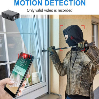 Xavfsizlik kamerasi 4K Mini WiFi monitori Wi-Fi masofadan harakatlanishni aniqlash kuzatuvi Xavfsizlikni himoya qilish ichki makon kuzatuvi