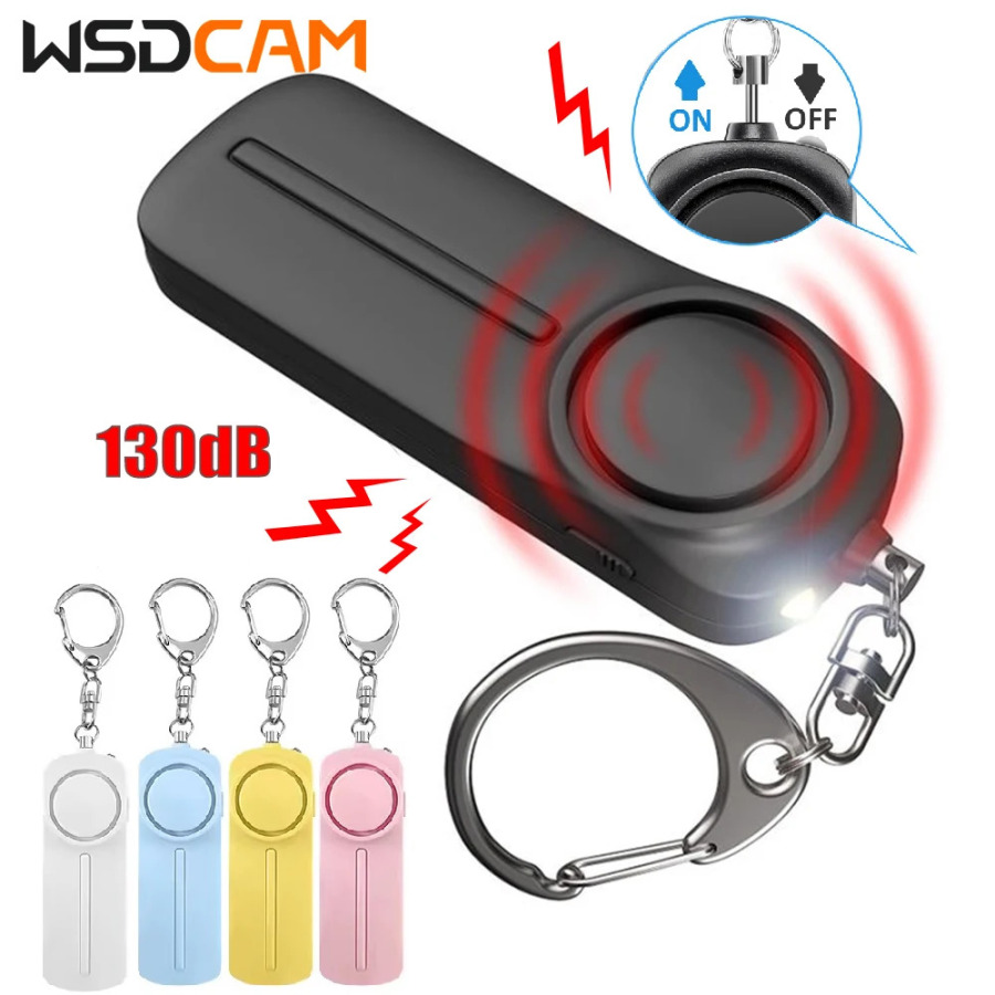 Аварийная сигнализация WSDCAM для самообороны, дБ, с брелоком