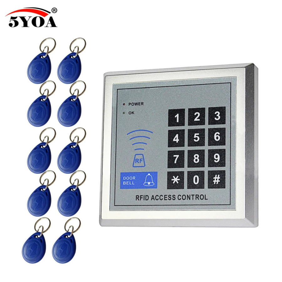 Система контроля доступа 5YOA RFID, механический замок для входной двери