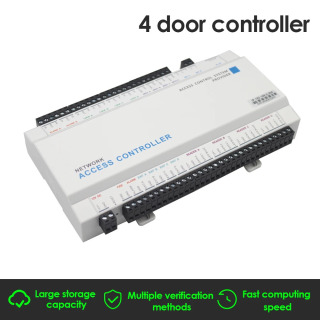1/2/4 Door Access Controller Panel Board With Software Wiegand Communication Protocol TCP/IP Access Control Panel Board Темно-серый