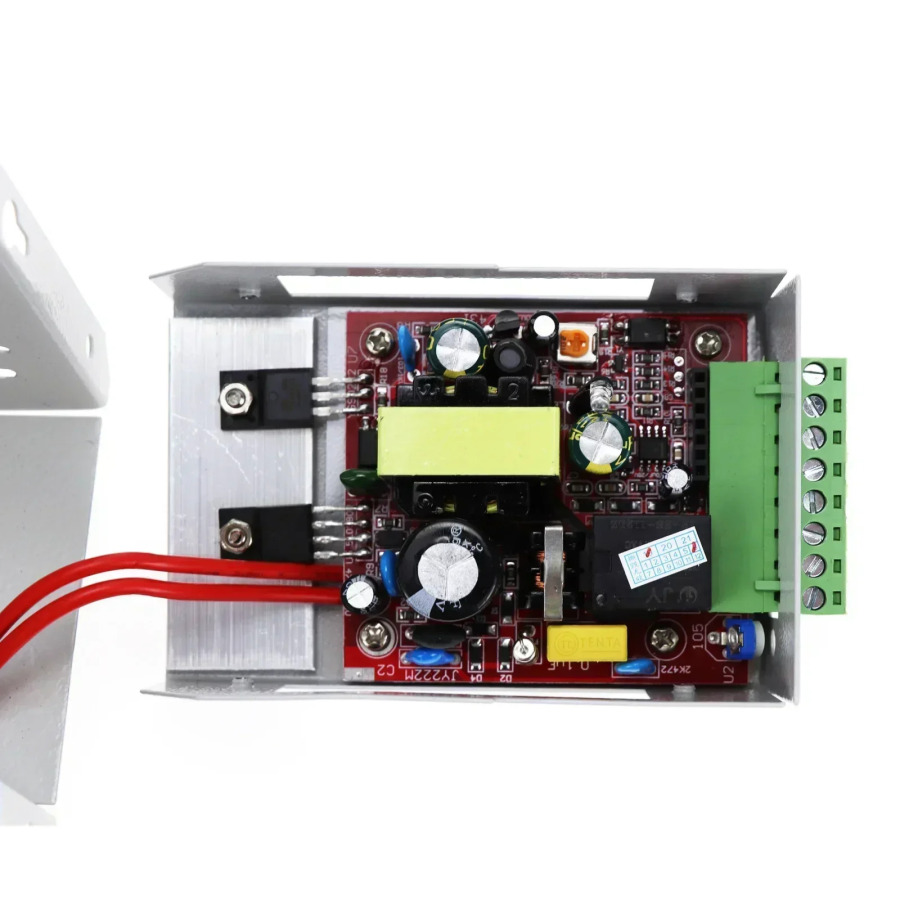 DC12V3A AC100~240V kirishni boshqarish tizimi uchun oʻtish rejimi quvvat manbai elektron qulflarning RFID barmoq izlari kirishini boshqarish uchun ishlatiladi.