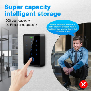 Комплекты контроля доступа Awapow Tuya CF1-2.4G Wi-Fi, система контроля доступа к двери, водонепроницаемый цифровой электронный замок с отпечатками пальцев