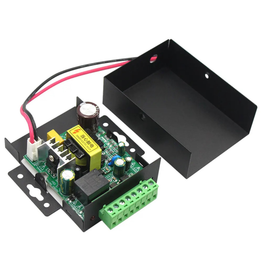 DC 12V 5A kirishni boshqarish quvvat adapteri AC quvvatni boshqarish tugmasi 100 ~ 240V elektr qulfi uchun RFID eshik kirishni boshqarish tizimi