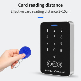 Anti-nusxalash shifrlangan mustaqil kirish nazorati 125KHz RFID kirishni boshqarish klaviaturasi Eshikni qulflash tizimi uchun raqamli klaviatura kartasini oʻquvchi