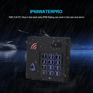 Водонепроницаемая система контроля доступа IP68 уличная RFID Клавиатура WG26 контроллер доступа клавиатура с защитой от дождя + 10 EM4100 брелоков для дома