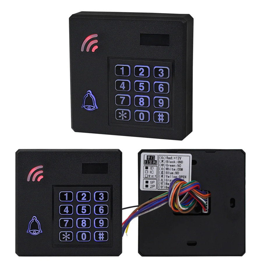 Водонепроницаемая система контроля доступа IP68 уличная RFID Клавиатура WG26 контроллер доступа клавиатура с защитой от дождя + 10 EM4100 брелоков для дома