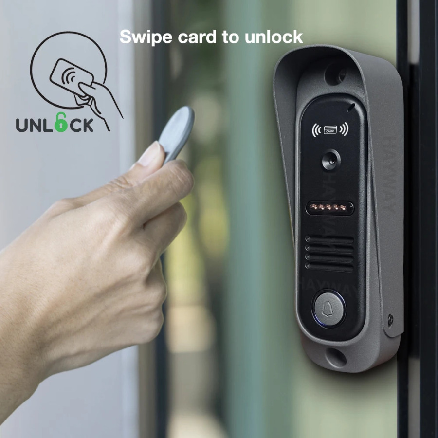 1080P video interkom tizimi TUYA uy eshik telefoni simsiz WiFi Smart infraqizil tungi koʻrish eshik qoʻngʻirogʻi harakatini aniqlash