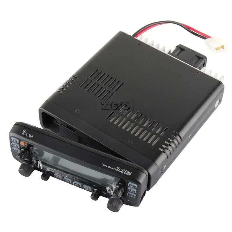 Avtomobil interkomi IC-2730E mobil radiosi ikki diapazonli UHF 400-470MHz 50W FM qabul qiluvchi qurilmalar qoʻl mikrofoni va paneli
