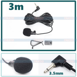 Avtomobil interkomi, radio mikrofon, GPS, Bluetooth ulanishi, 3,5 mm mikrofon черный