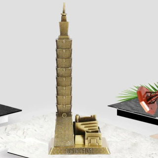 Metall dunyoga mashhur bino modeli Arxitektura Libert Big Ben minorasi koʻprigi haykali diqqatga sazovor joy turistik esdalik uy ofis dekorasi