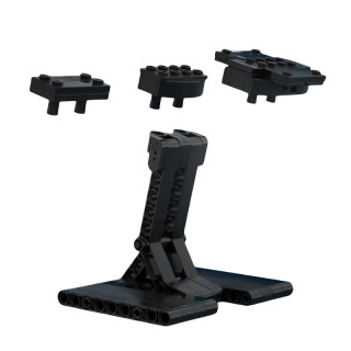 MOC Building Block Игрушечный стенд Модель Сборка Игрушечный набор для всех строительных энтузиастов Розовый С
