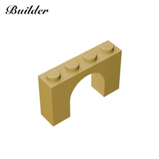 6182 Brick Arch Vault 1x4x2 Moslashuvchan plitalar DIY qismlari 10 dona Barcha brendlarga mos bolalar uchun oʻquv oʻyinchoqlari
