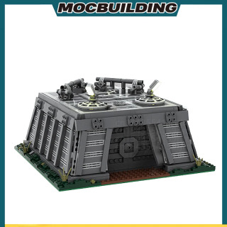 Endor Bunker qalʻasi bazasi MOC qurilish gʻishtlari texnologiya gʻishtlari DIY modeli yigʻiladigan displey oʻyinchoqlar sovgʻalar 1188 dona