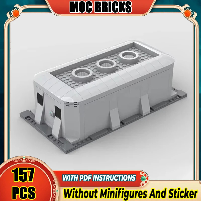 Moc Building Bricks Популярная Звездная Модель Фильма Barracks Building Technology Модульные Блоки Конструйон Набор Игрушек Сборка Подарки