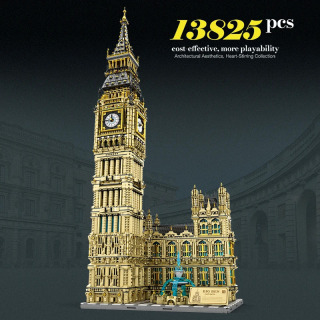 В НАЛИЧИИ Reobrix 55012 MOC UK Big Ben, строительные блоки, кирпичи, сборка моделей, строительные игрушки для мальчиков, рождественский подарок, игрушки