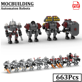MOCBUILDING Armiya Robot Modeli Creative Bricks Super Destroyer Building Bricks Toys Gift светло-желтый
