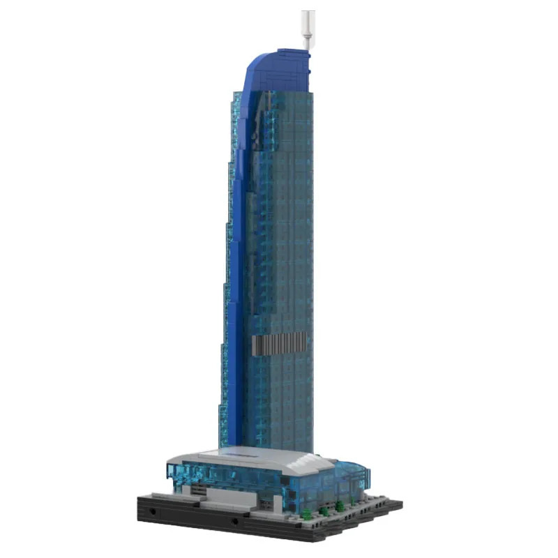 MOC-248461 qurilish toʻplami: 1597 qismdan iborat osmonoʻpar modeli - bolalar uchun oʻquv oʻyinchoq, tugʻilgan kun, Rojdestvo, Yangi yil uchun sovgʻa