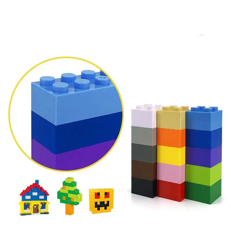 2x2 nuqtali qurilish bloklari 100g 79 dona bolalar uchun oʻyinchoqlar Lego original bolalar sovgʻasi bilan mos keladi