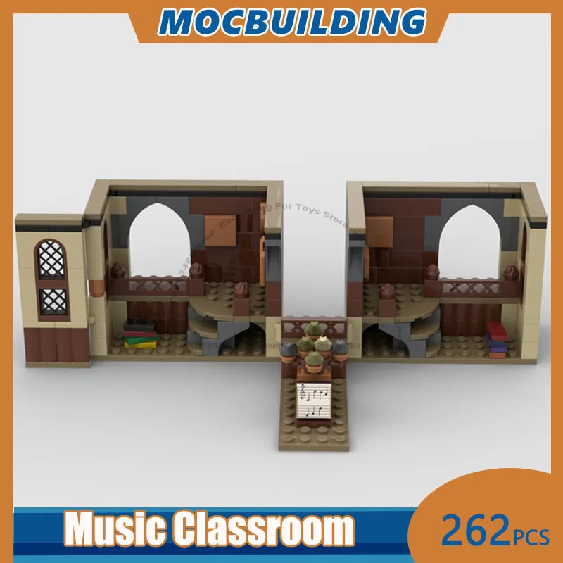 MOC qurilish toʻplami: Musiqa sinfi (262 dona) - koʻrgazma, oʻquv oʻyinchoq, sovgʻa, meʻmoriy qurilish toʻplamlari toʻplami uchun quriladigan model