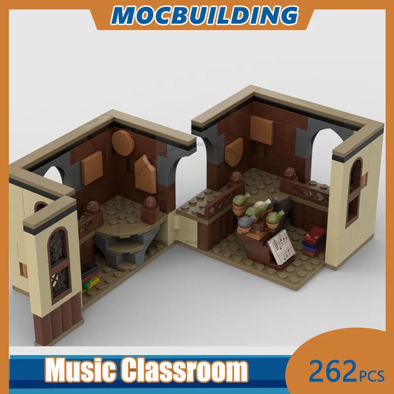 MOC qurilish toʻplami: Musiqa sinfi (262 dona) - koʻrgazma, oʻquv oʻyinchoq, sovgʻa, meʻmoriy qurilish toʻplamlari toʻplami uchun quriladigan model