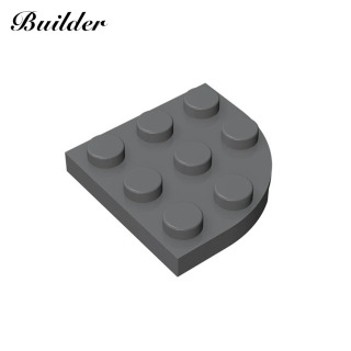 Little Builder 30357, строительные блоки, технологические DIY 3x3, клиновая пластина с закругленной дугой, MOC, развивающая игрушка для творчества для детей
