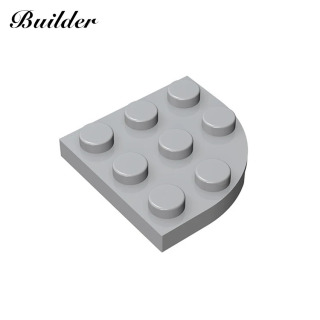 Little Builder 30357, строительные блоки, технологические DIY 3x3, клиновая пластина с закругленной дугой, MOC, развивающая игрушка для творчества для детей