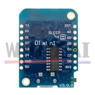Wemos D1 Mini V3.0.0 WIFI Internet-narsalarni rivojlantirish kengashi Arduino Nodemcu V2 MicroPython uchun ESP8266 CH340 CH340G 4MB